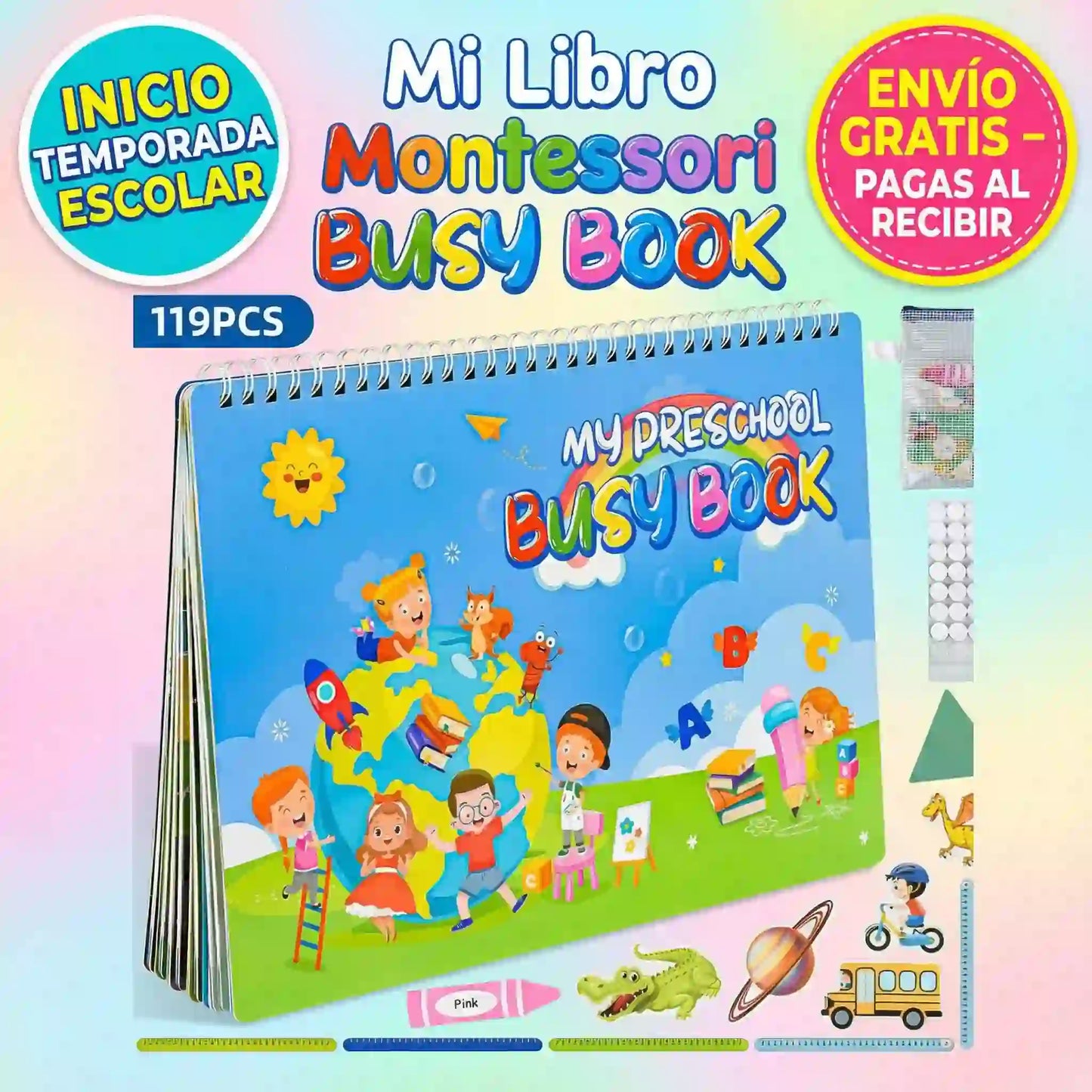 Busy Book Montessori Preescolar