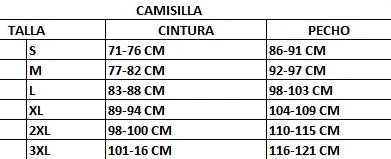 BodyFlex® Camisilla Moldeadora y Transpirable 2X1 Negro y Blanco