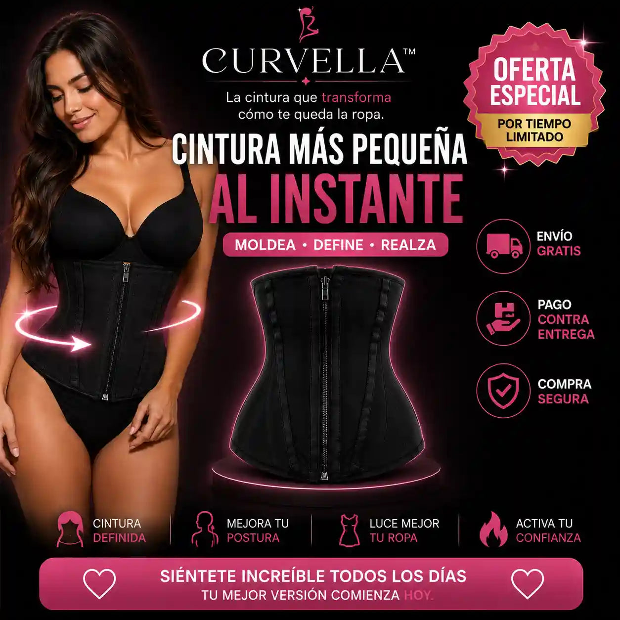 CURVELLA™ La cintura que transforma cómo te queda la ropa.