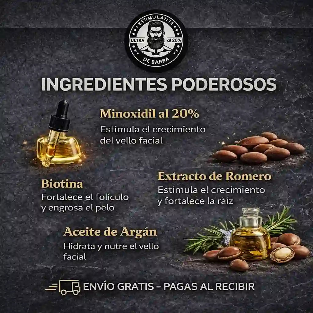 apolo. ESTIMULANTE DE BARBA | Oferta 2x1
