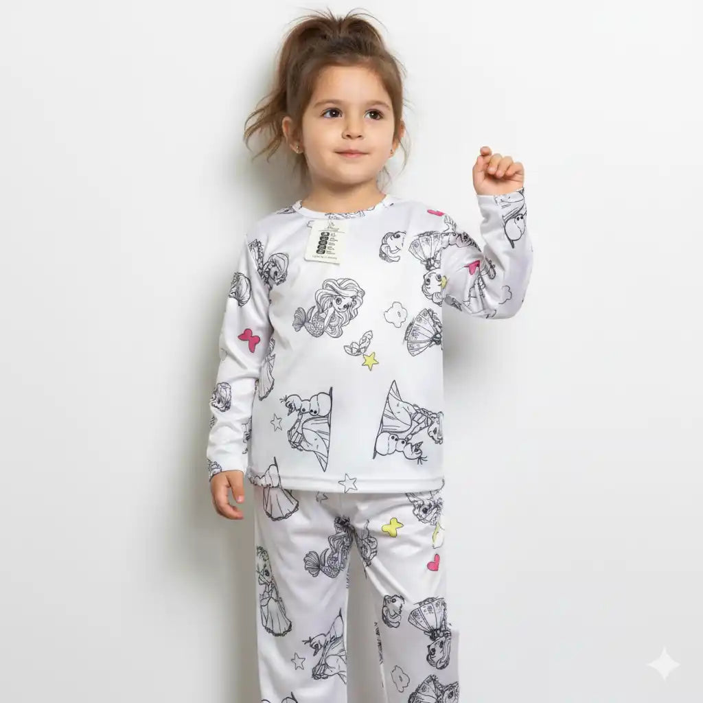 PIJAMA COLOREABLE | Marcadores Lavables Incluidos