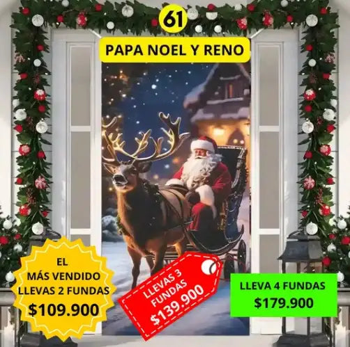 PUERTA MAGICA✨ Fundas Navideñas Premium 🎅🎄