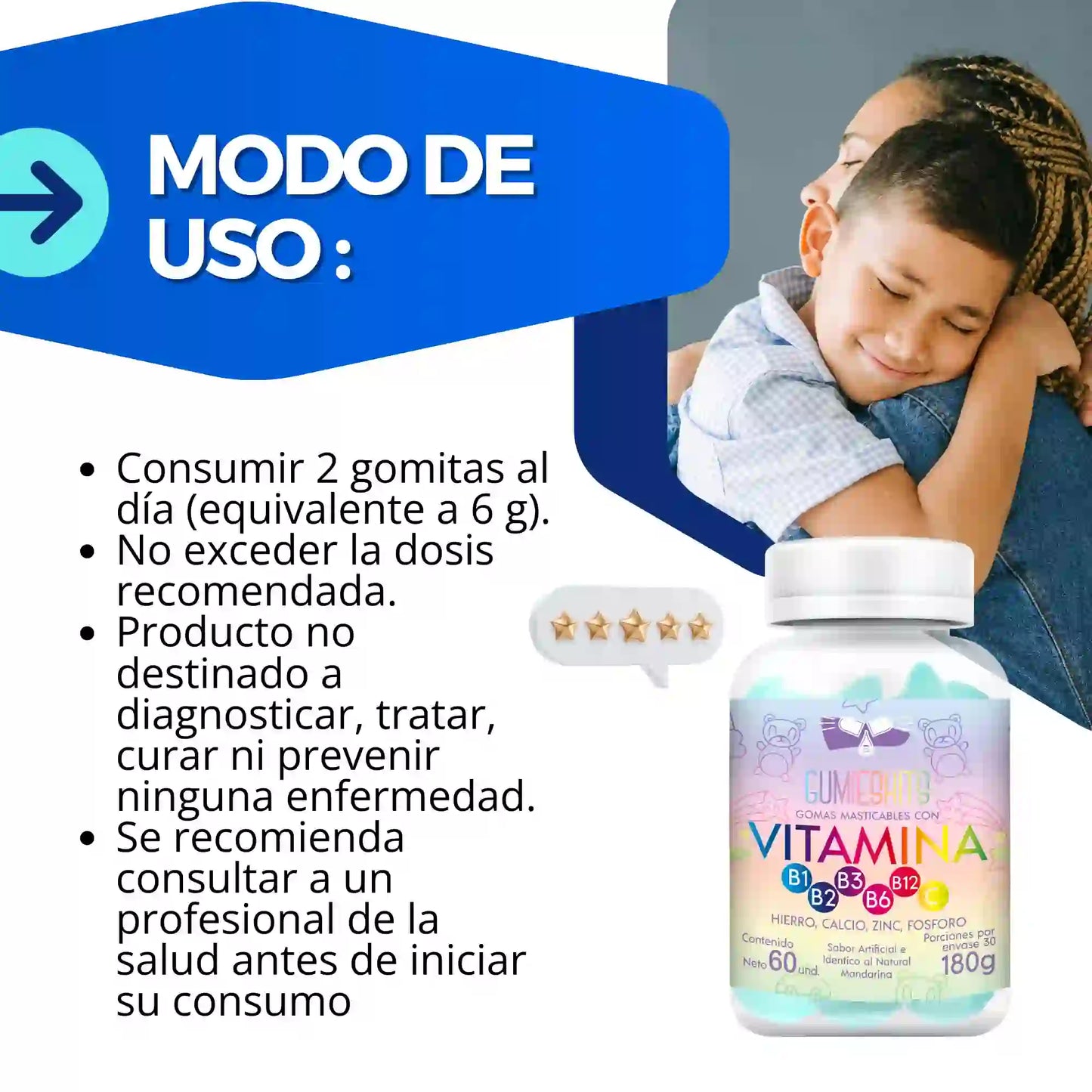 VitaKids™ Gummies Multivitamínico en gomas para niños