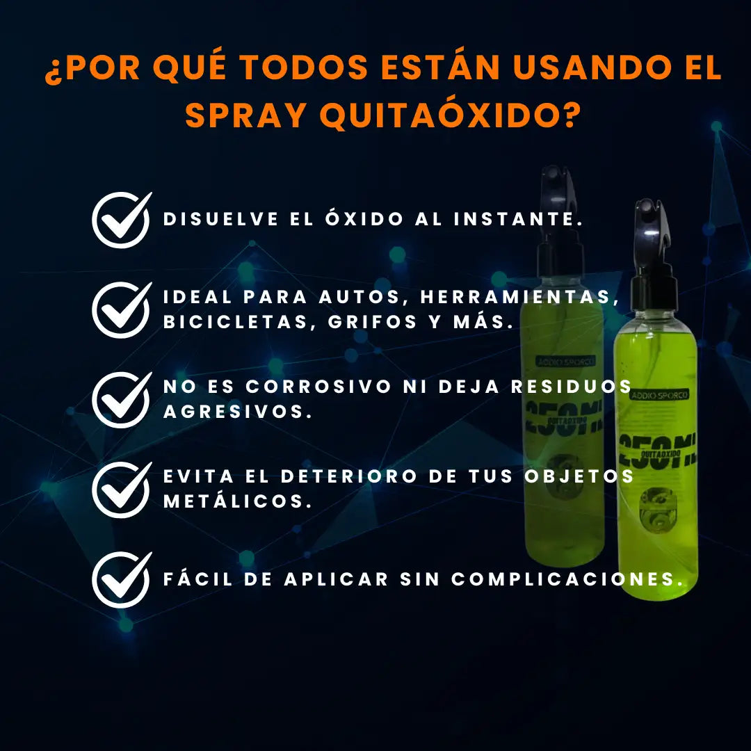 Quitaóxido en Spray Oferta 2x1