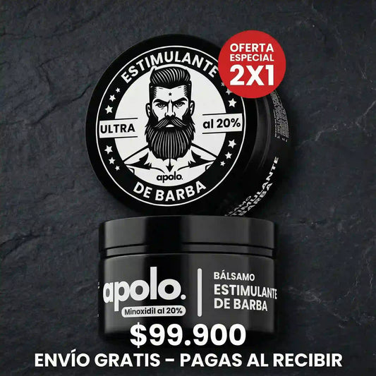 apolo. ESTIMULANTE DE BARBA | Oferta 2x1