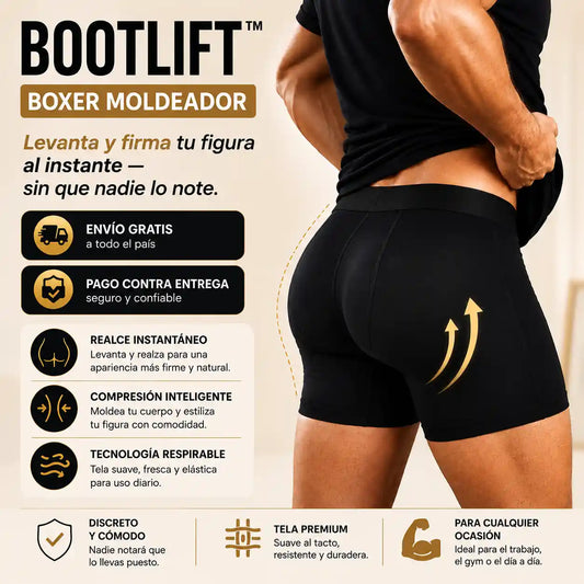 BootLift™ Boxer que levanta y moldea tu figura al instante.