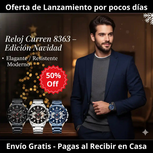 Reloj Curren 8363 | El mejor Regalo para NAVIDAD