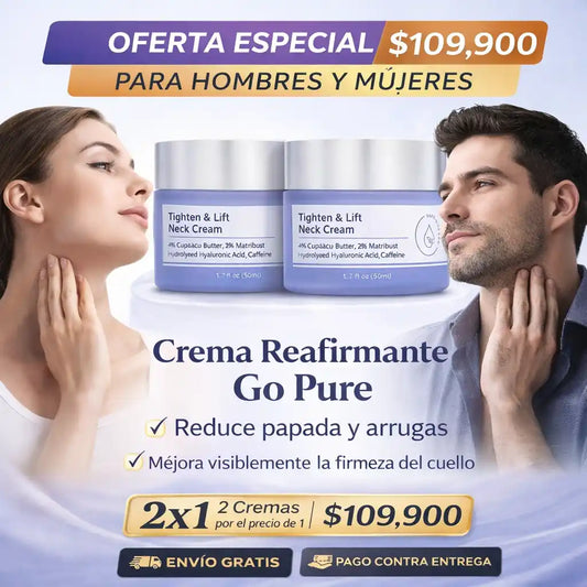 GOPURE Crema reafirmante para el cuello Oferta 2x1