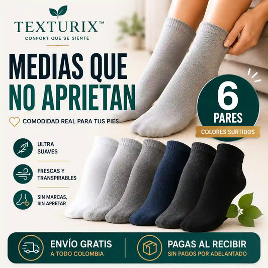 TEXTURIX™ CONFORT QUE SE SIENTE X6 PARES