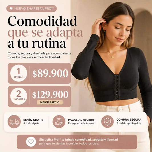 ShapeBra Pro™  Comodidad • Soporte • Estilo
