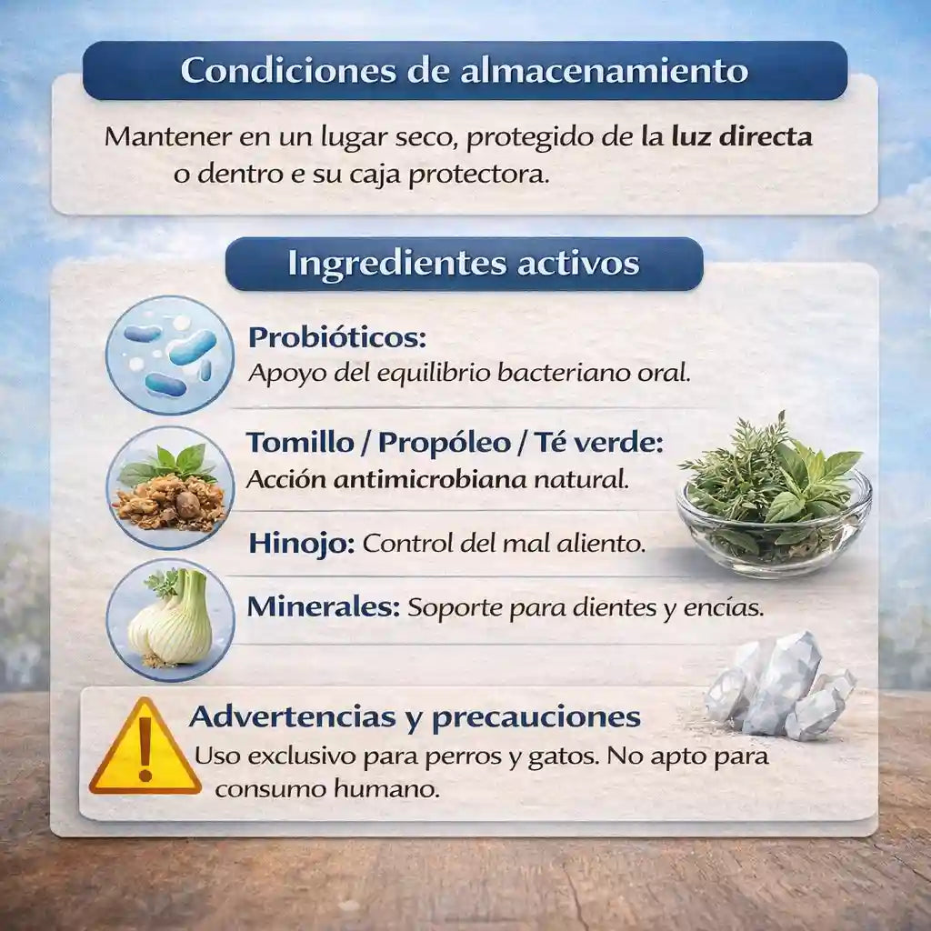 Oxy laky Pets salud oral