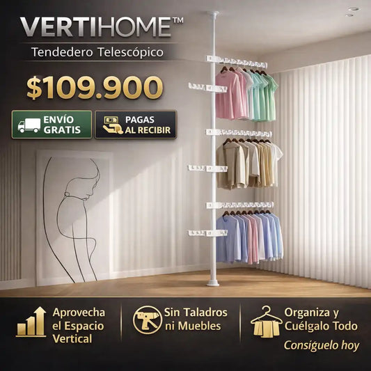 VERTIHOME™ | TENDEDERO VERTICAL TUBO OFERTA