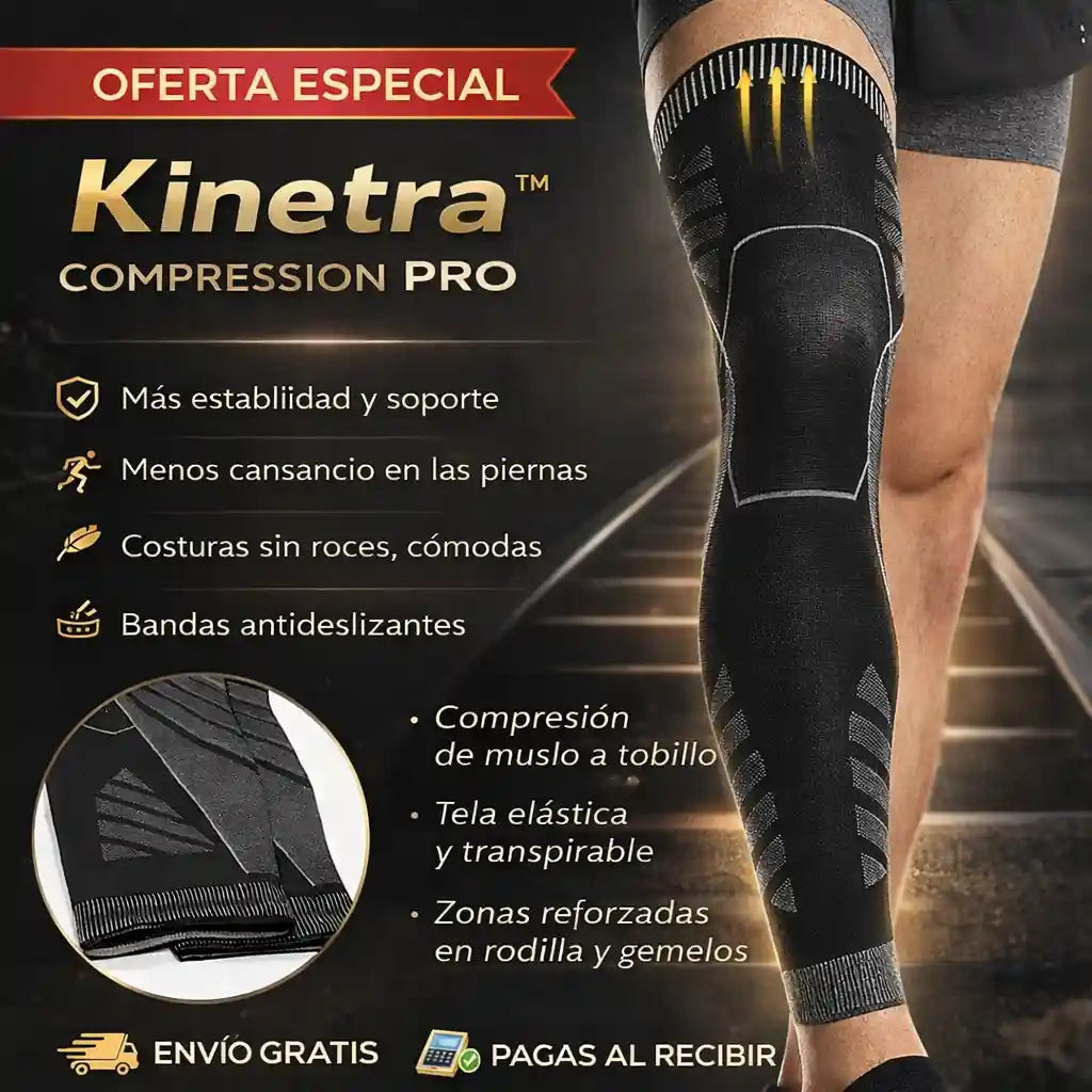 Kinetra™ Compression Pro | Compresión Total de Pierna x2 unds