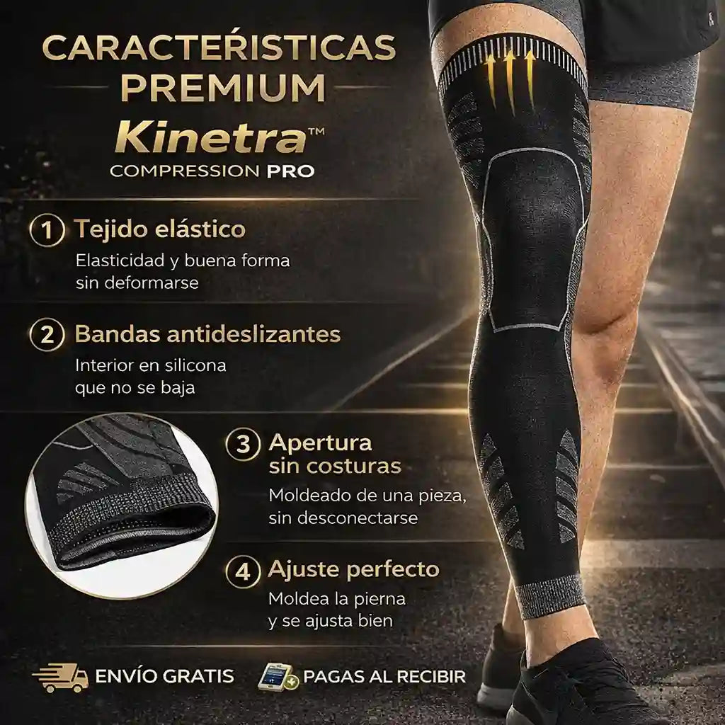 Kinetra™ Compression Pro | Compresión Total de Pierna x2 unds