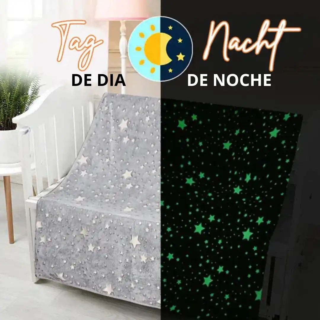MantaLux™ | COBIJA LUMINOSA BRILLA OSCURIDAD 160x180