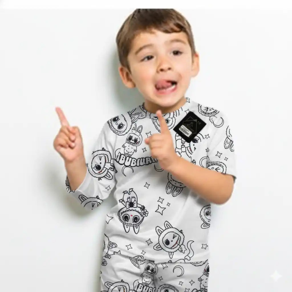 PIJAMA COLOREABLE | Marcadores Lavables Incluidos