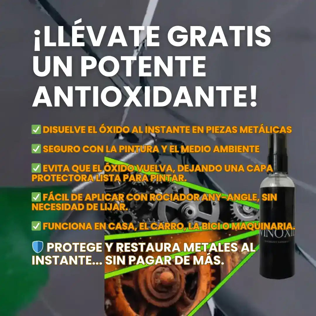 Reparador de Vidrio - Gratis Antioxido