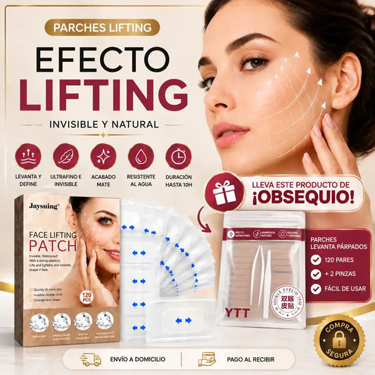 V-Lift Patch™ Cintas Faciales Reafirmantes 120 Piezas + Obsequio