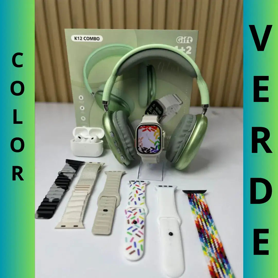 Combo SmartWatch Con Accesorios K12
