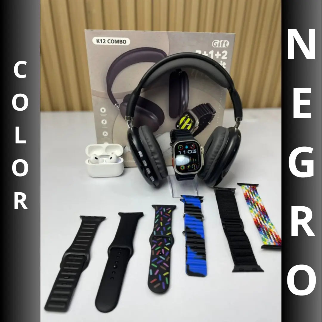 Combo SmartWatch Con Accesorios K12