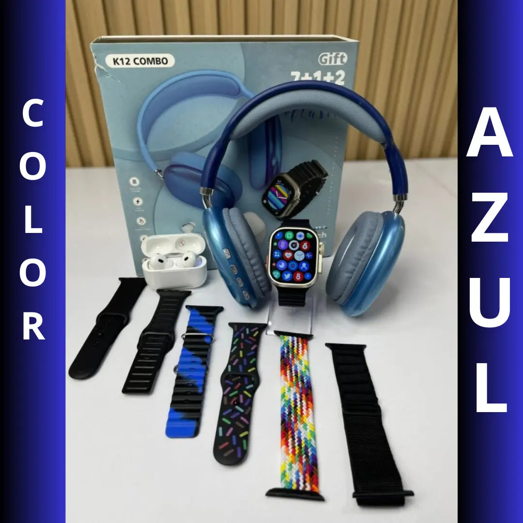 Combo SmartWatch Con Accesorios K12