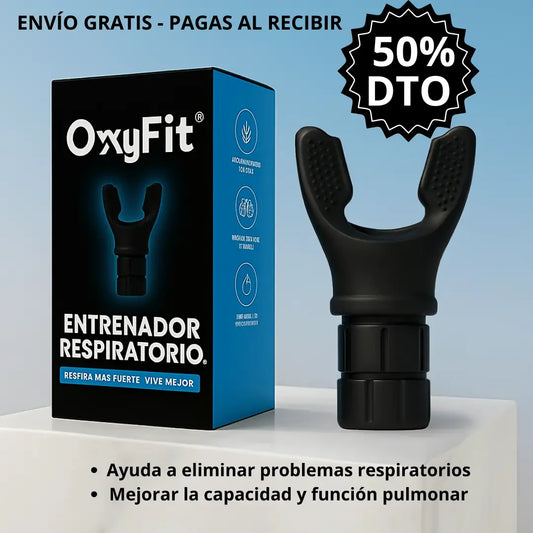 OxyFit™ Entrenador Respiratorio Premium para Rendimiento y Vitalidad
