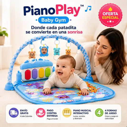 PIANOPLAY™ Baby Gym — Incluye Guía de Estimulación GRATIS 🎁