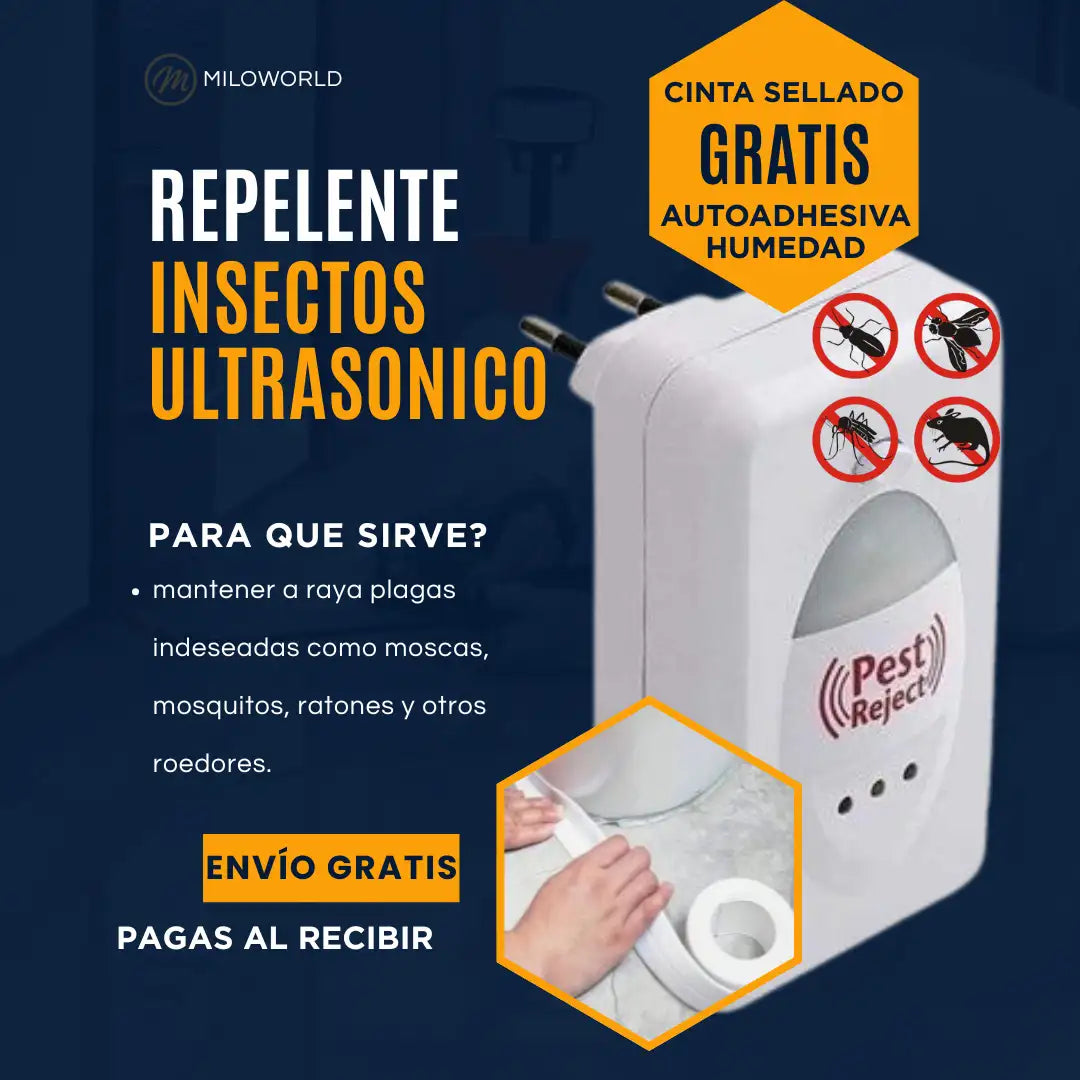 Repelente de Insectos Ultrasonico Gratis Cinta para Humedad