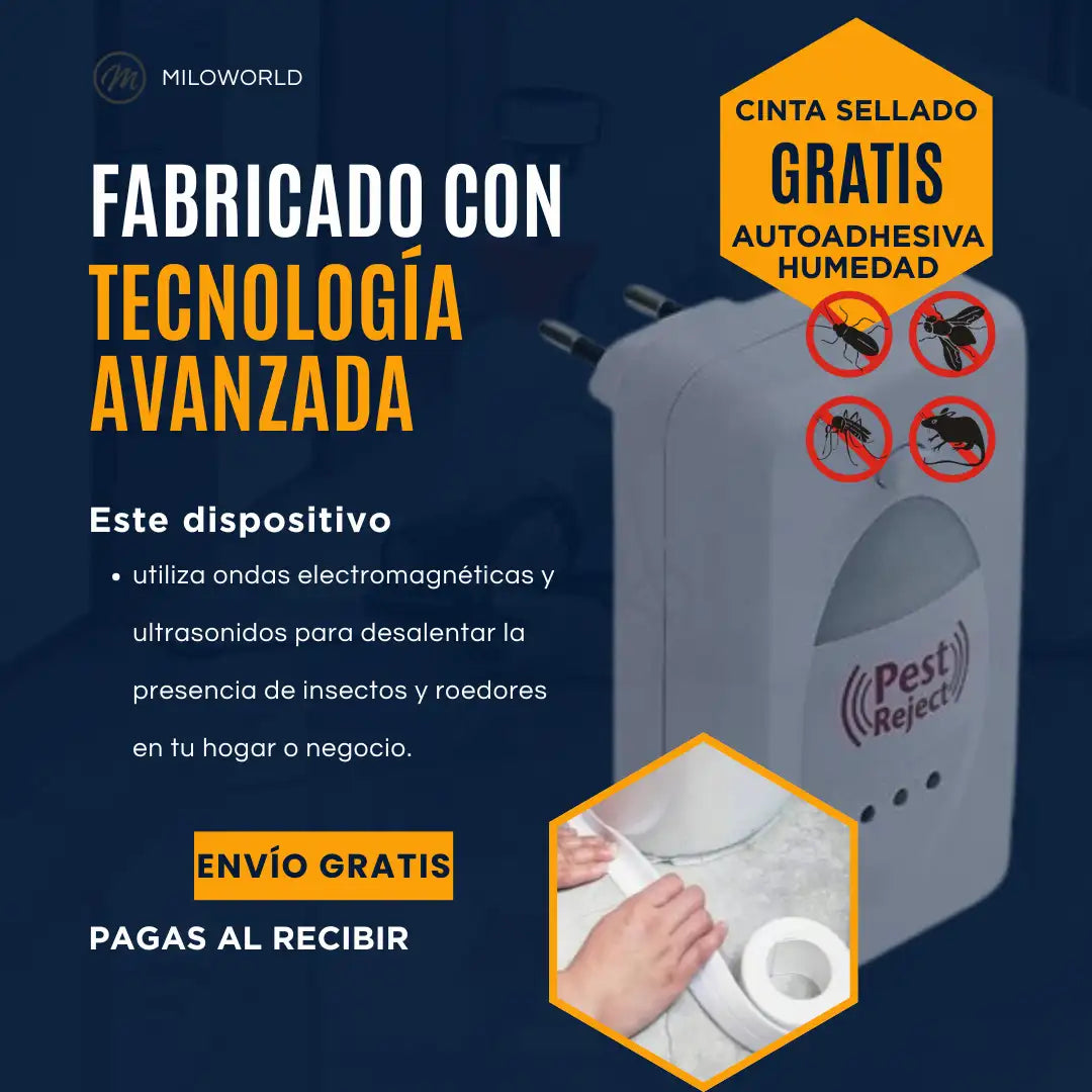 Repelente de Insectos Ultrasonico Gratis Cinta para Humedad