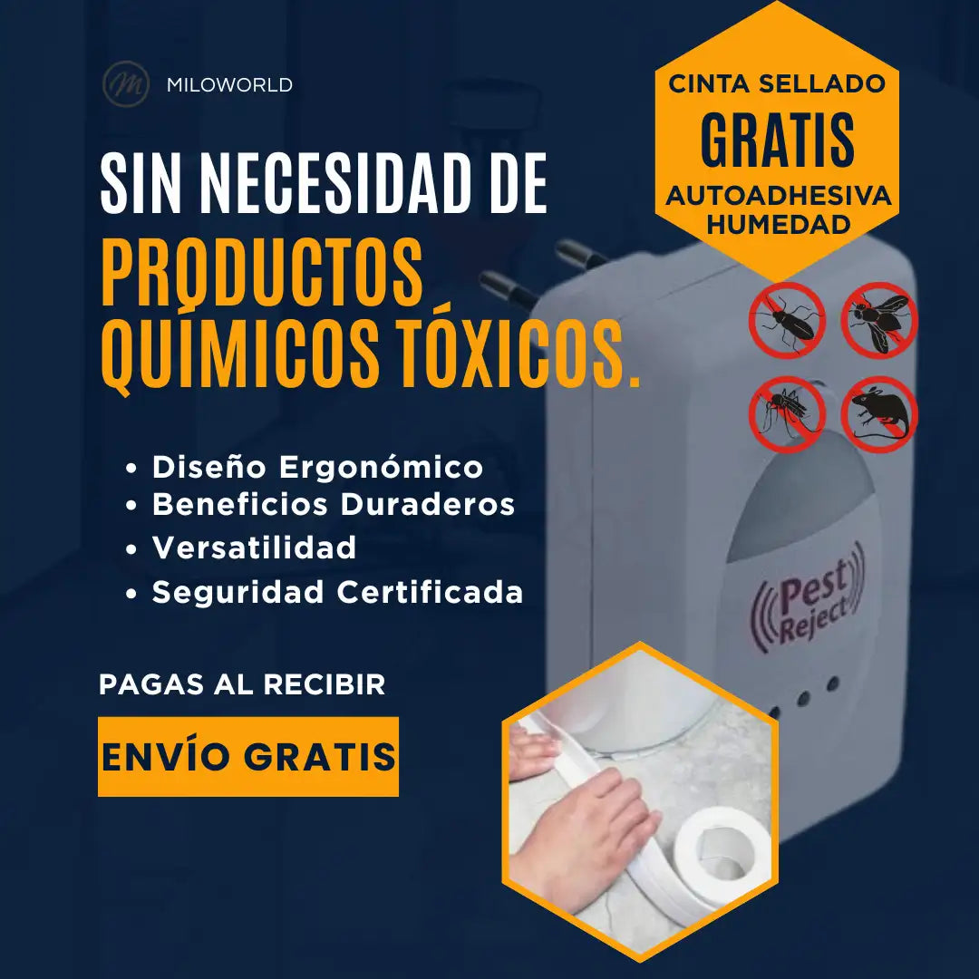 Repelente de Insectos Ultrasonico Gratis Cinta para Humedad