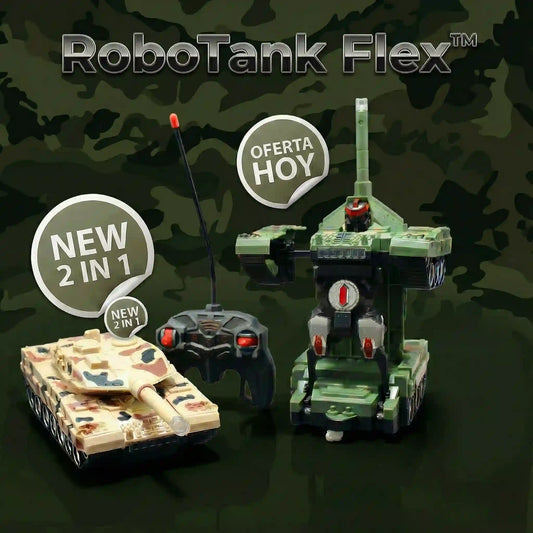 RoboTank Flex™ De vehículo a robot en un segundo… pura magia.