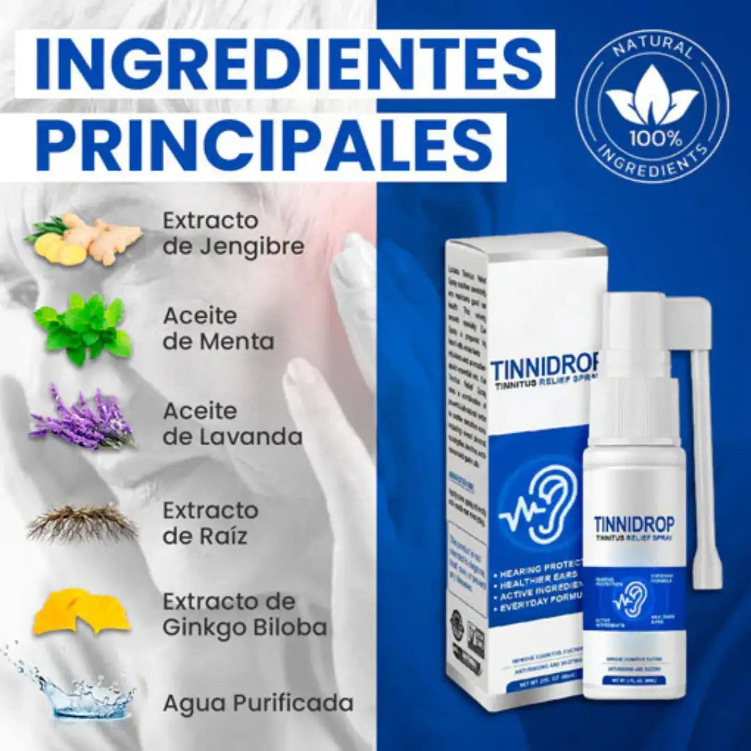 Spray Limpiador de Oído TINNIDROP