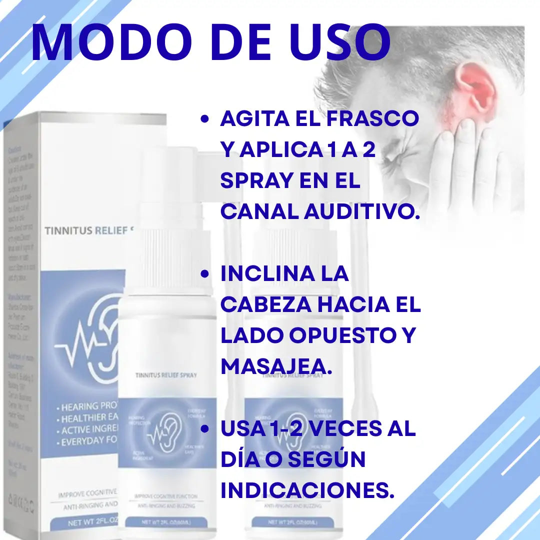 Spray Limpiador de Oído TINNIDROP