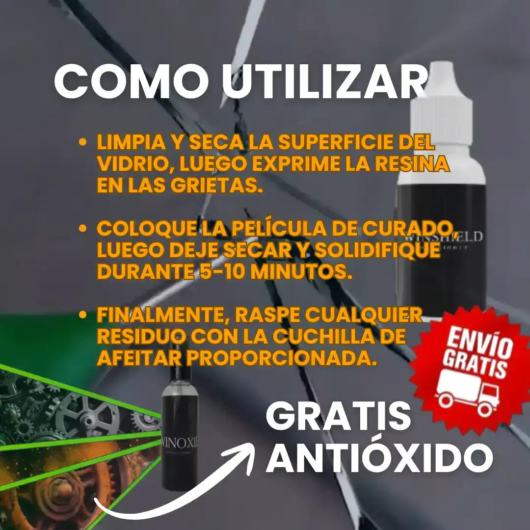 Reparador de Vidrio - Gratis Antioxido