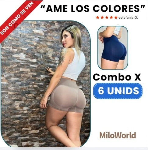 Panty Levantacola con faja Combo x6