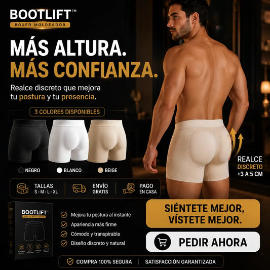 BOOTLIFT™ Vístete para ese día. Siéntete al 100 desde que te lo pones.