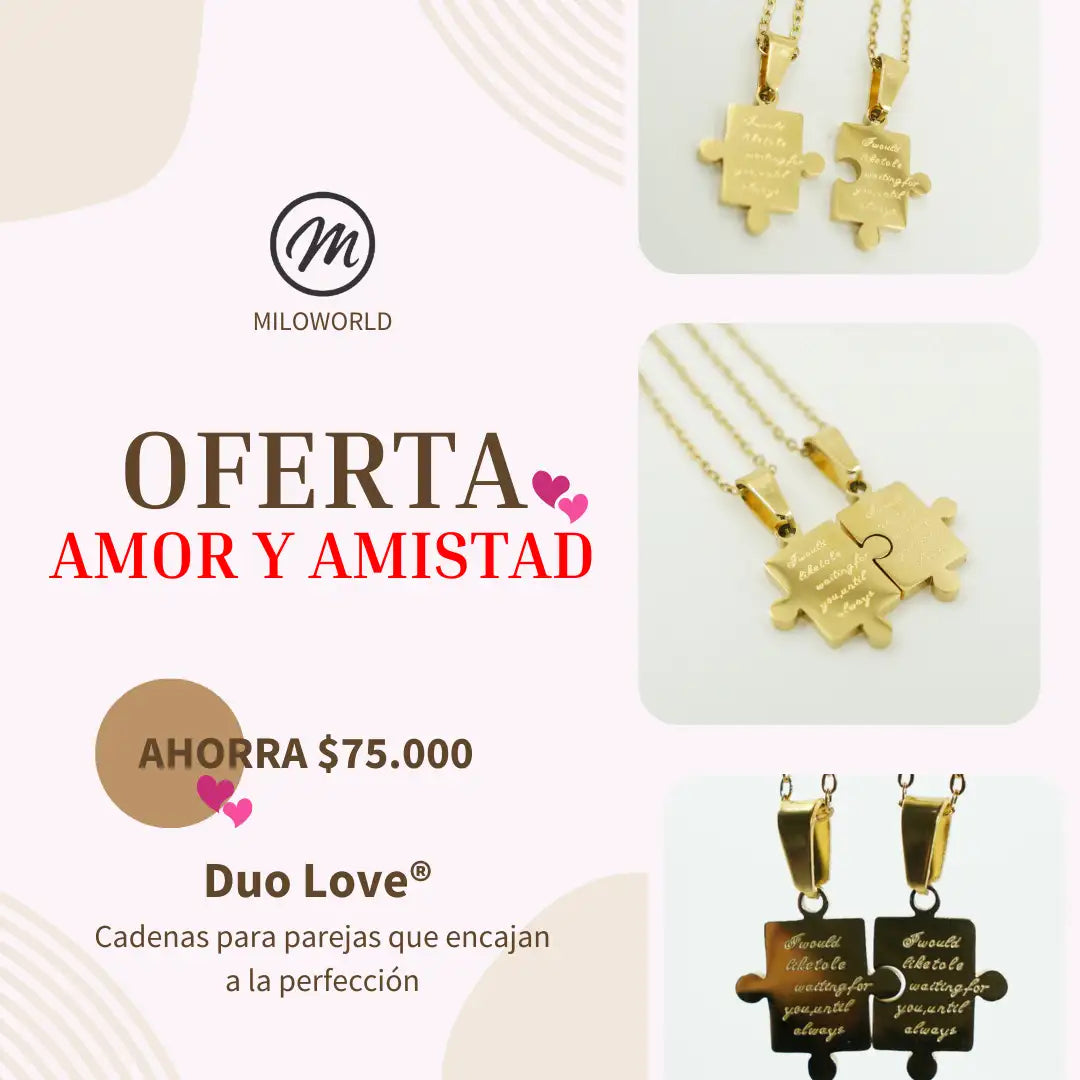 Duo Love® – Dos piezas, una historia | OFERTA DE AMOR Y AMISTAD