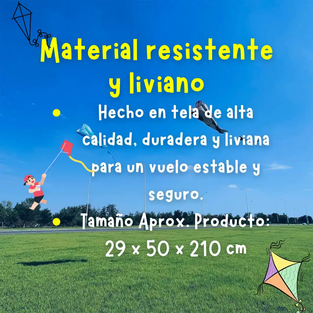 Cometa Ballena 3D Gigante
