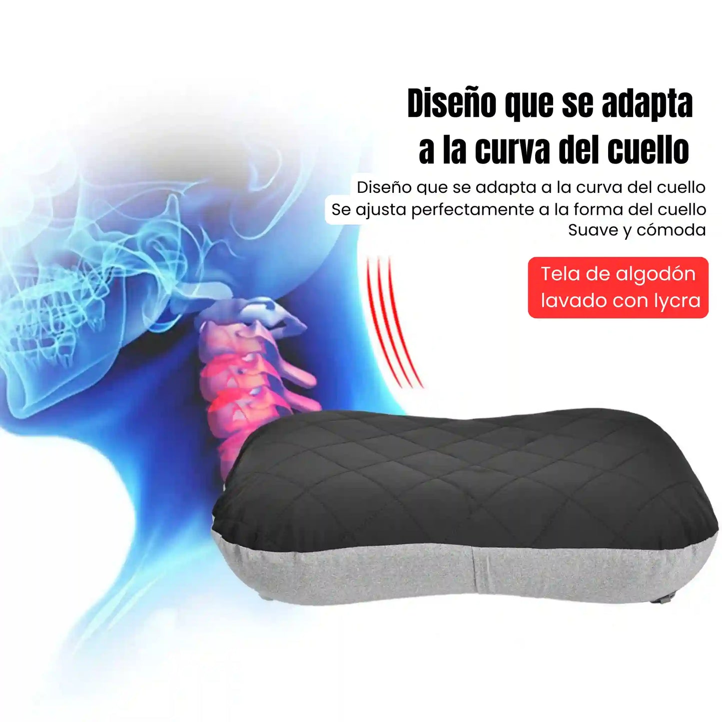 SLEEPEASY™ | ALMOHADA PLEGABLE INFLABLE