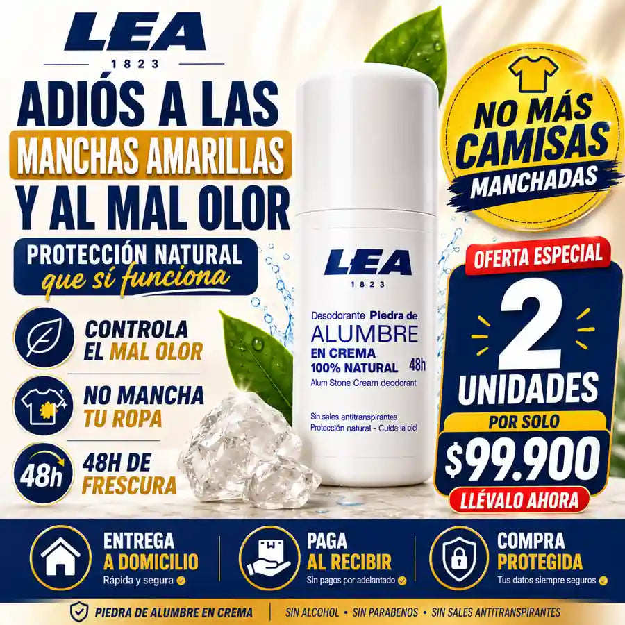 DESODORANTE LEA - OFERTA x2 $99.900
