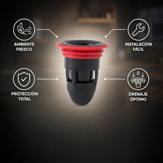 Sifón Fresh™  El protector antiolores para tu desagüe