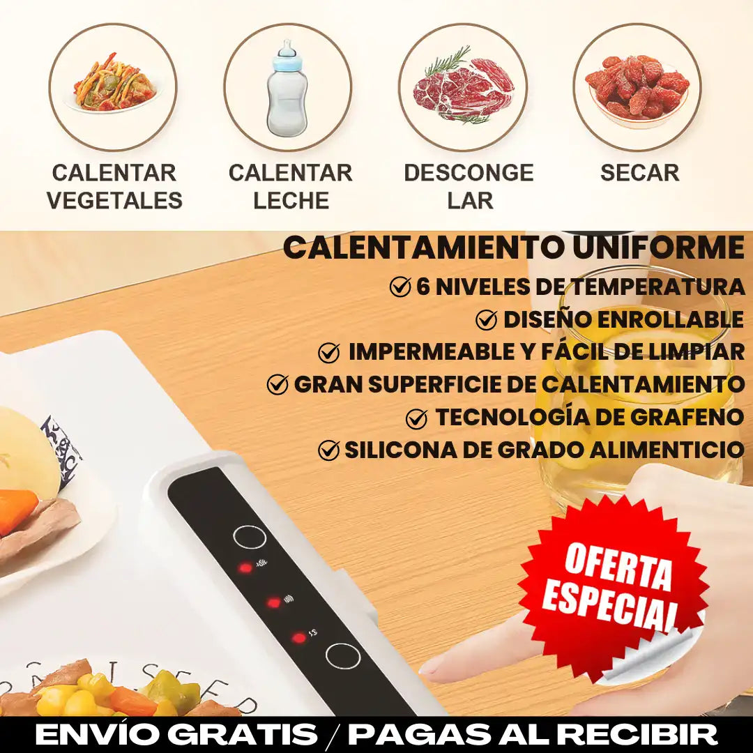 Tapete Eléctrico de Alimentos