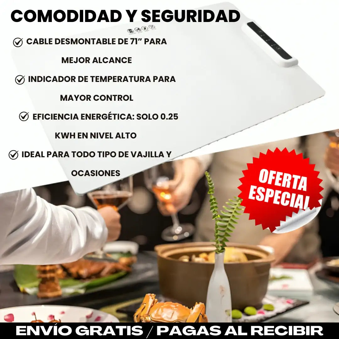 Tapete Eléctrico de Alimentos