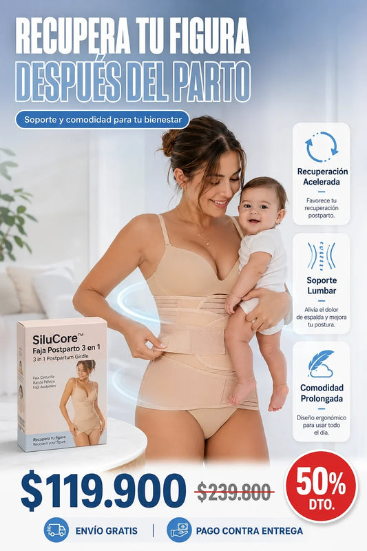SiluCore™ Faja Postparto 3 en 1