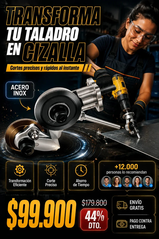 Cortador Metálico para Taladro