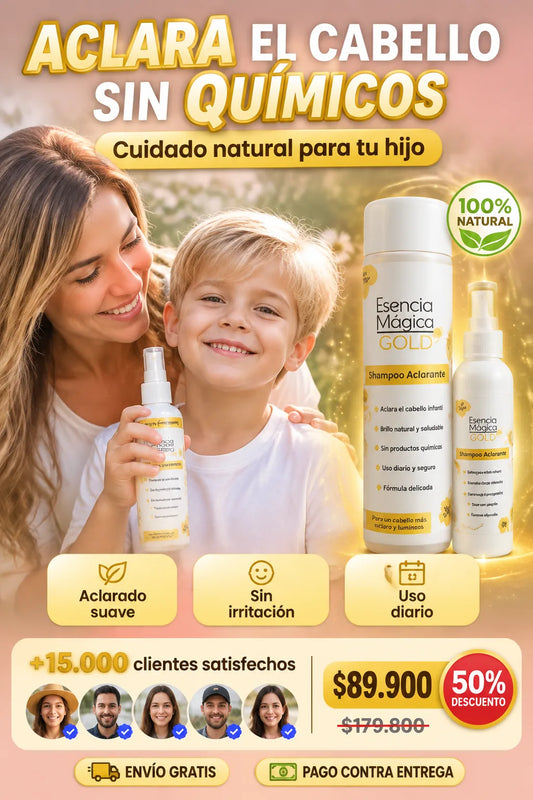 GOLD GLOW — Kit Aclarador Capilar
